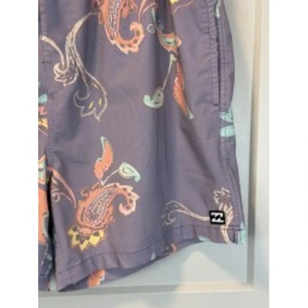 Billabong Good Times Recycler Layback Board Shorts Paisley Size‎ Medium